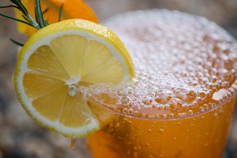 Fresh lemonade drink